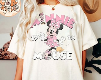 Vintage Minnie Mouse Shirt, Disney Girl Trip, Disneyland Shirt, Vintage Disney Shirt, Disney World Shirt, Retro Disney Shirt, Minnie Shirt