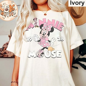 Camisa Vintage Minnie Mouse, Disney Girl Trip, Camisa Disneyland, Camisa Vintage Disney, Camisa Disney World, Camisa Retro Disney, Camisa Minnie
