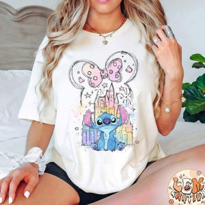 Retro Stitch Shirt, Disney Stitch Shirt, Stitch Disneyworld Shirt, Disney Vacation Shirts, Disney Castle Shirt, Magic Kingdom Shirt