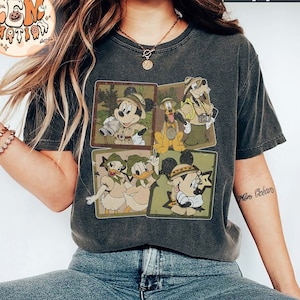 Retro Disney Animal Kingdom Mickey and Friends Comfort Colors Shirt, Disney Wil Tee, Vintage Safari Mode Shirt, Disney Family Trip Shirt