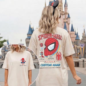 Dubbelsidig Marvel The Amazing Spider-Man helt ny dag-tröja, Spider-Man 2026-tröja, superhjälte-serietidning-tröja, present till pojke, födelsedagströja för barn bild 2