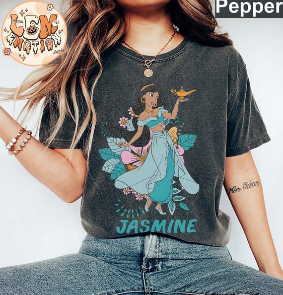 Princess Jasmine Shirt, Vintage Disney Comfort Colors Shirts