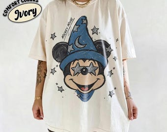 Comfort Colors® Fantasia Sorcerer Mickey Shirt, Walt Disney Fantasia Mickey Shirt, Fantasia Mickey Tee, Disneyland Trip, Fantasmic T-Shirt