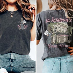 Retro Ratatouille Anyone Can Cook Comfort Colors Shirt, Disney Remy Shirt, Mouse Chef Shirt, Disney Epcot Shirt, Disney Family Trip 2025 Tee
