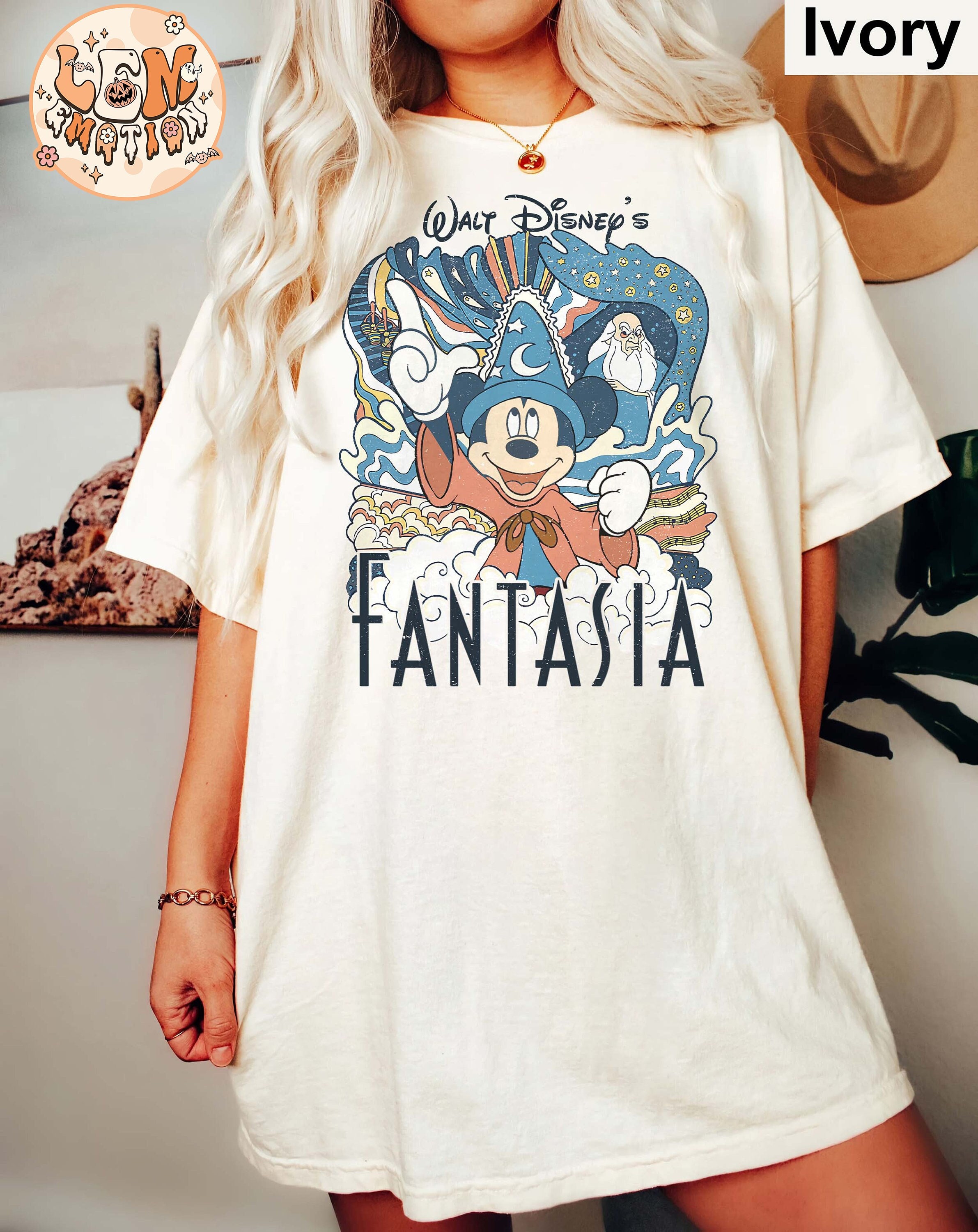 1991年　Disney FANTASIA  Tシャツ  XL vintage Vintage Disney Mickey Mouse 
