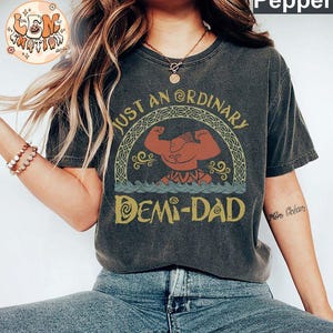 Retro Just An Ordinary Demi Dad Shirt, Maui Shirt for Dad, Moana Shirt, Maui Shirt, Father&#39;s Day Gift, Demi Dad Tee, Disney Family Trip 2025