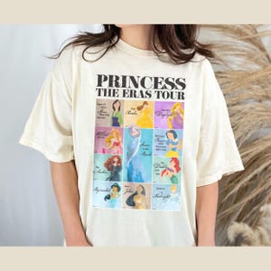 Retro Disney Princess Eras Tour Shirt, Disney Characters Shirt, Disney Girl Trip Shirt, Disneyland Mama Shirt, Disney Family Trip 2025 Shirt