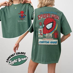 Dubbelsidig Marvel The Amazing Spider-Man helt ny dag-tröja, Spider-Man 2026-tröja, superhjälte-serietidning-tröja, present till pojke, födelsedagströja för barn bild 6
