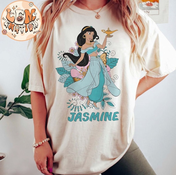 Princess Jasmine Shirt, Vintage Disney Comfort Colors Shirts