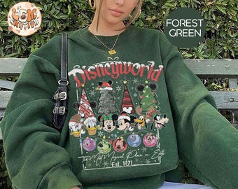 Disneyworld Mickey and Friends Christmas Shirt, Disney Christmas Shirt, Christmas Family Shirt, Christmas Gift, Disneyworld Christmas Shirt