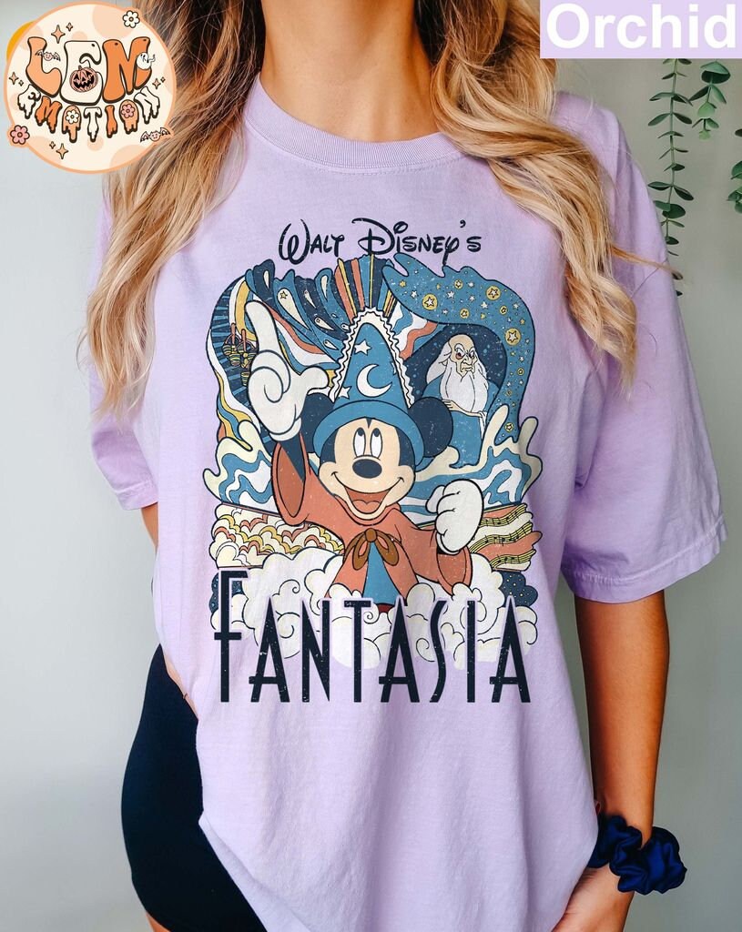 Disney Fantasia Comfort Colors Shirt, Fantasia Sorcerer Tee