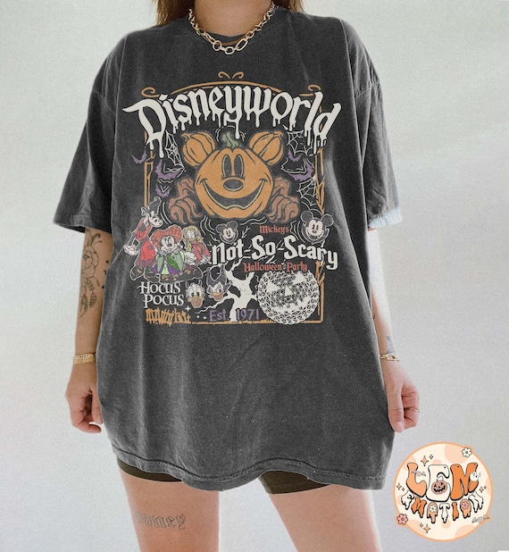 Vintage Disneyworld Est.1971 Halloween Shirt, Mickey's Not So Scary Party Shirt, Hocus Pocus Shirt, Disney Halloween Shirt, Halloween Party