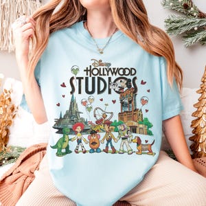 Vintage T-shirt Toy Story Hollywood Studios, shirts Toy Story-personages, shirt Disney Trip, shirts Disneyworld, Woody Buzz Toy Story Party afbeelding 5