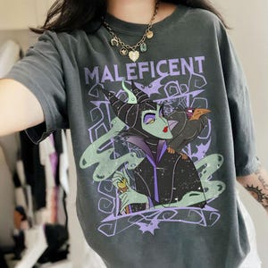 Retro Disney Villains Sleeping Beauty Maleficent Old School Poster Shirt, Disney Maleficent Comfort Colors Shirt, Disneyworld Shirt