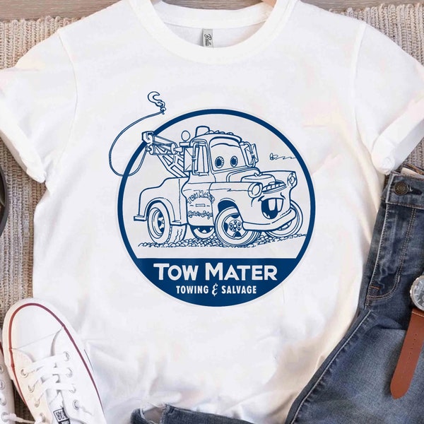 Vintage Tow Mater Piston Cup Shirt Pixar Cars Movie Tee, Disney Cars Birthday Shirt, Birthday Boy Gifts