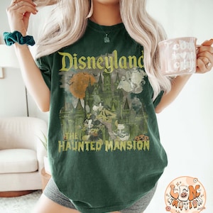 Camiseta retro de La Mansión Encantada, camiseta de La Mansión Encantada, camiseta de Halloween de Disneyland, camiseta de viaje a Disneyland, camiseta de fiesta de Halloween 2024