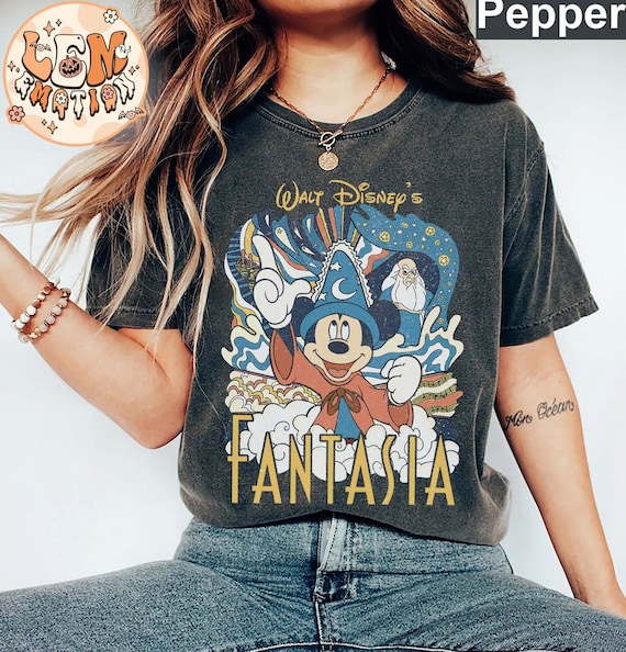 Disney Fantasia Comfort Colors Shirt, Fantasia Sorcerer Tee