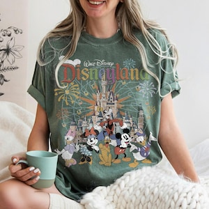 Vintage Disneyland Comfort Colors Shirt, Disneyland Resort, Retro Vintage Disney Shirt, Disney Family Matching Shirt, Disneyworld Shirt Tee image 5