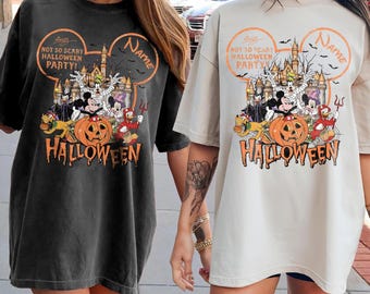 Personalisiertes Halloween Mickey & Friends Shirt, Mickey Halloween Shirt, Disneyland Halloween Shirt, Halloween Party 2025, Halloween Trip Tee