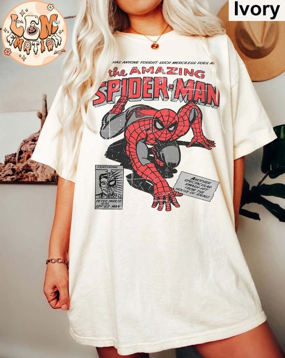 Vintage 90s Marvel the Amazing Spider Man Comfort Colors Shirt