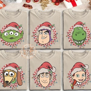 Vintage Disney Toy Story Christmas Shirt, Christmas Family Matching Shirts, Disney Christmas Shirt, Disney Christmas Group Shirt,Disney Xmas