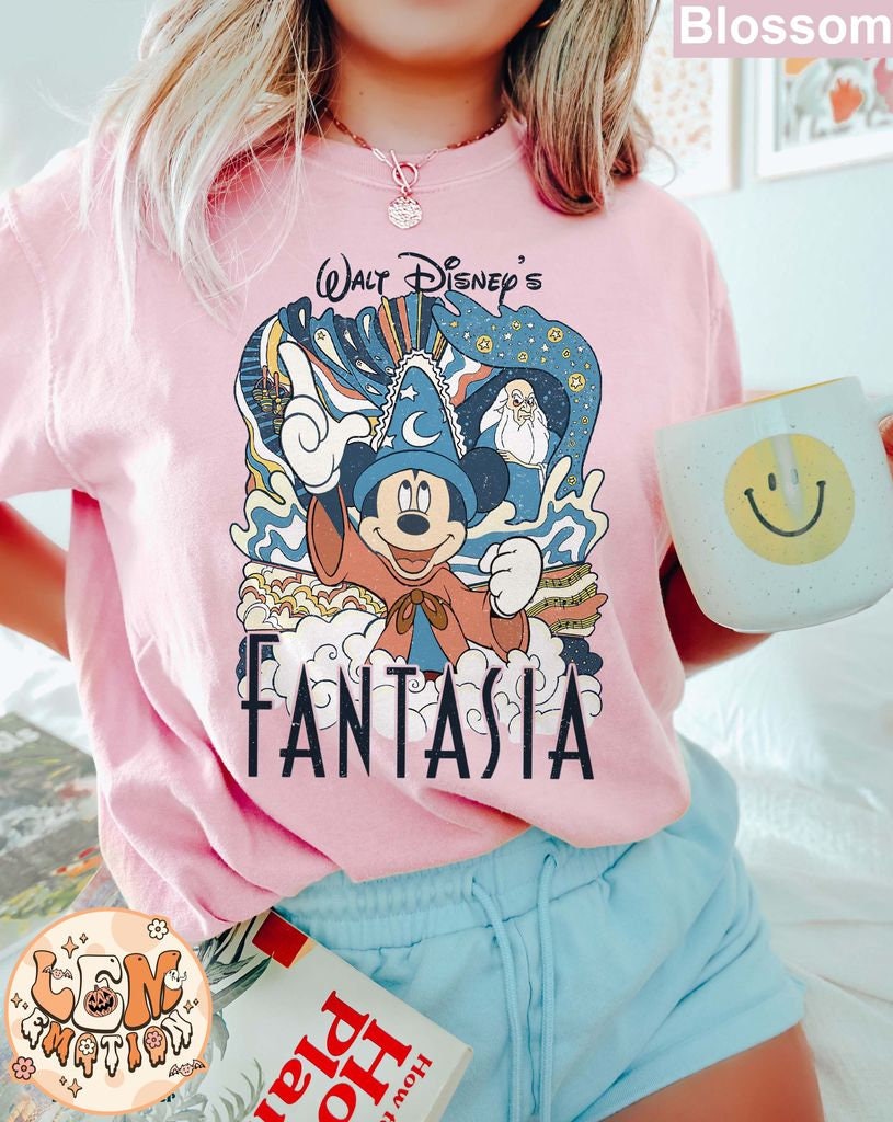 Disney Fantasia Comfort Colors Shirt, Fantasia Sorcerer Tee