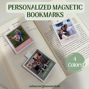 Custom Polaroid Photo Bookmark | Personalized Bookmark | Gift for Couples, Friends, Family | Memory Bookmark