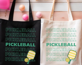Pickleball Canvas Tote Bag: Gifts for Pickleball Player
