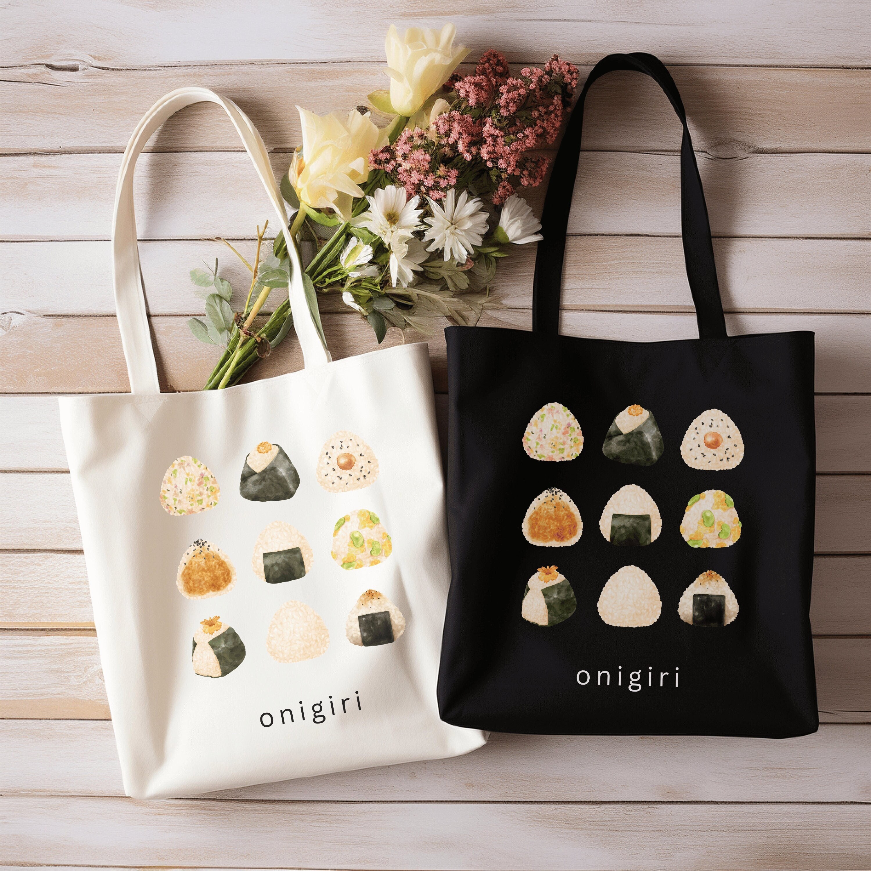 Onigiri Tote Bag Onigiri Lover Gifts Funny Foodie Tote Bag Gifts for Foodie Reusable Shopping Bag Food Bag Funny Japanese Food Gift Birthday Etsy