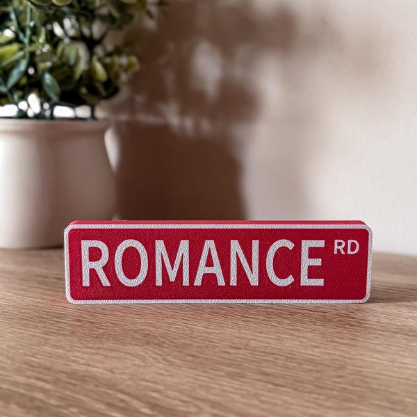 3D print Bookshelf street sign | Bookish | Bookshelf accessories