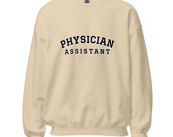 Arzt Assistent Crewneck Sweatshirt, Arzt Mitarbeiter Shirt, Geschenke für PA, Abschlussgeschenk, Unisex Pullover