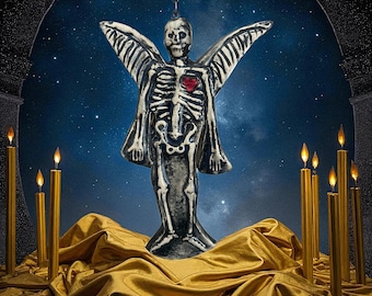 Skeleton Angel Winged Bones Halloween