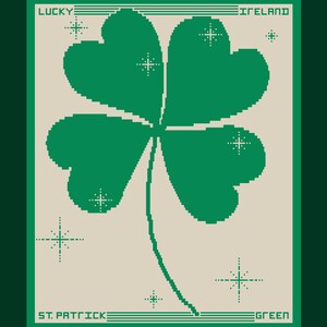 Shamrock Blanket - Mosaic Crochet Pattern