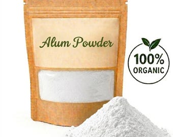 Pure Alum Powder (Fitkari) | Natural Crystal Alum for Skin Tightening, After Shave & Water Purification | Herbal Remedy