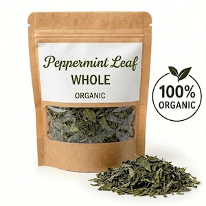 Premium Dried Peppermint Leaves – Natural Mint for Tea, Herbal Infusions & Skincare