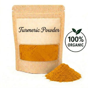 Polvo de cúrcuma orgánica/polvo de raíz de cúrcuma longa para té, cocina y bienestar