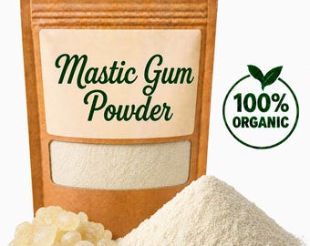 Premium Mastic Gum Powder | Chios Mastic Resin | Finely Ground Natural Tree Resin
