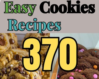 370 ricette facili per biscotti - Ricetta biscotti di zucchero - Biscotti al burro di arachidi - Biscotti ripieni - Biscotto denso - Ricetta biscotti gourmet al cioccolato