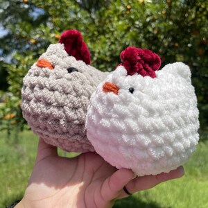 Duo Chicken, Chicken Crochet, Chicken Plushie, Chicken, Crochet Chicken, Cute Chicken