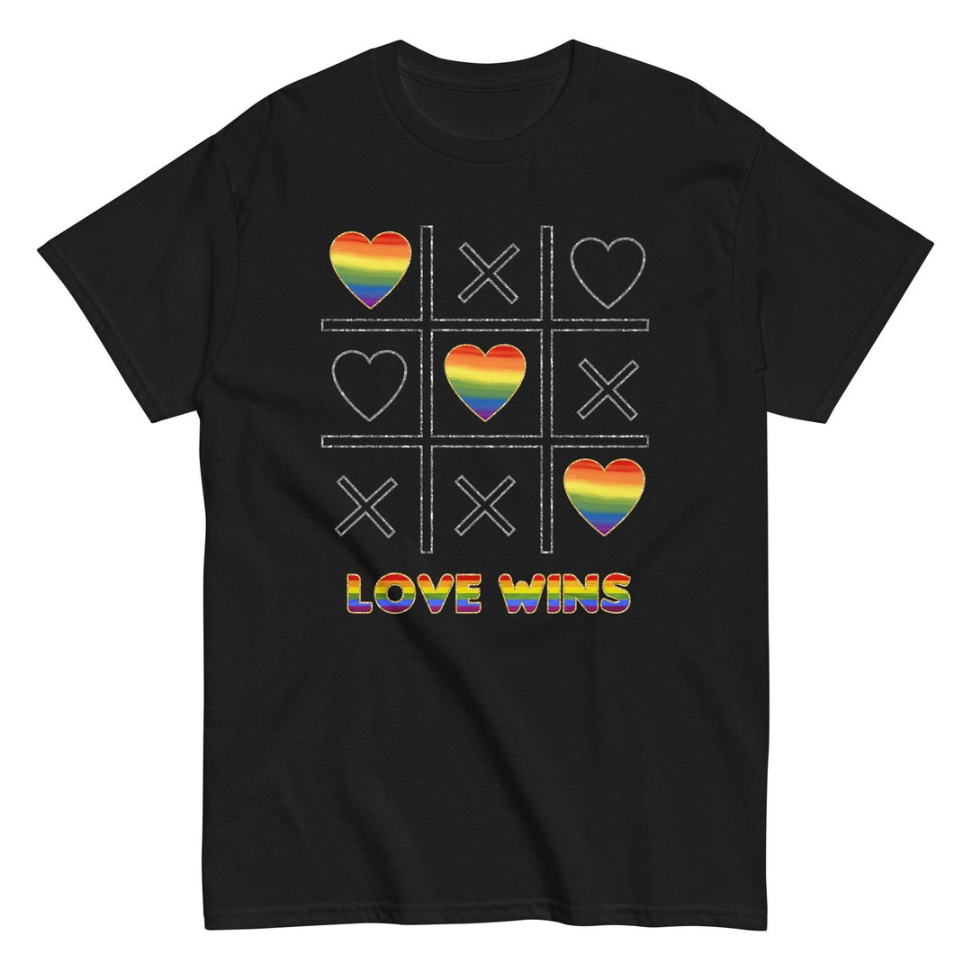 Love Wins Tic Tac Toe - Etsy
