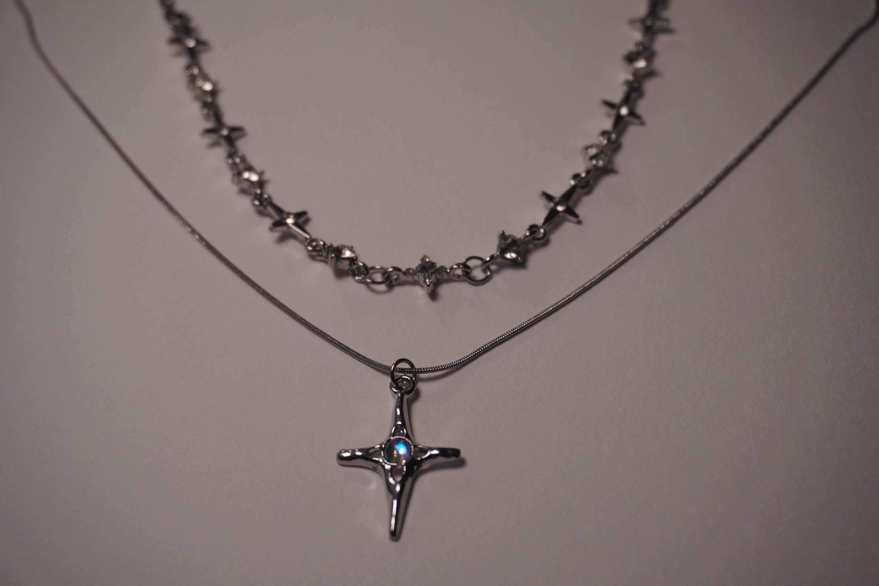Y2k cross necklace - Etsy 日本