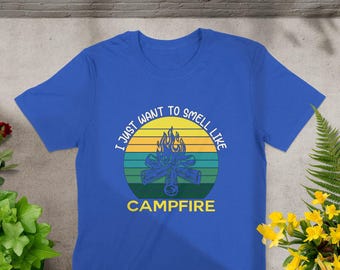 Funny Campfire T-Shirt: Retro Camping Adventure Tee