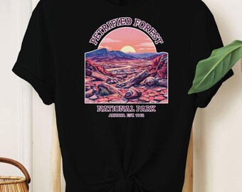 Petrified Forest National Park Shirt: Vintage Arizona Landscape Apparel