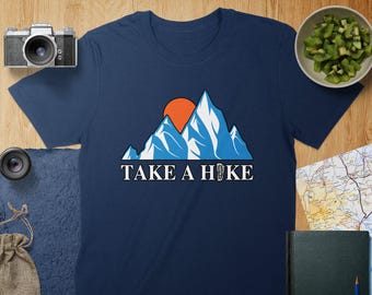 Take A Hike Graphic Tee: Mountain Adventure Shirt