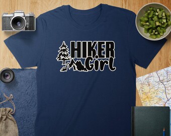 Hiker Girl T-shirt: Natur Abenteuer Top - Frauen Wandergeschenk