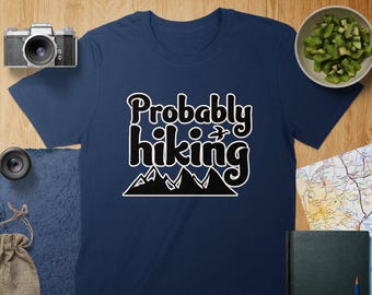 Waarschijnlijk wandelend T-shirt: outdoor-avontuurshirt