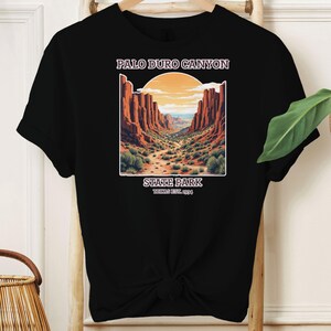 Palo Duro Canyon State Park Tee: Retro Texas Hiking Gift