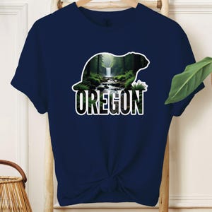 Oregon Beaver Waterfall Shirt | Pacific Northwest Wildlife T-Shirt, Outdoor Nature Hoodie or Sweater, PNW Adventure Gift