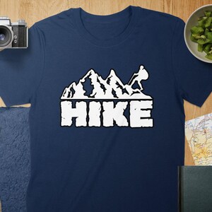 Hike Adventure T-Shirt, Mountain Hiking Graphic Tee, Outdoor Enthusiast Shirt, Nature Lover Gift, Explore Nature T-Shirt