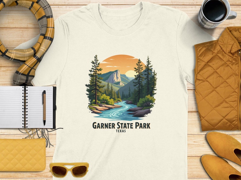 Garner State Park Texas Tshirt, Nature Lovers Gift, Retro National
